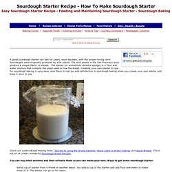 Sourdough Starter, Sour Dough Starter Recipe, How To Make Sourdough Starter, Homemade Sourdough Starter, What Is Hooch, Sourdough Bread Recipes