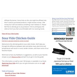 Sous Vide Chicken Guide - Amazing Food Made Easy