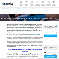 La souscription d’assurance auto en ligne gagne en popularité en France