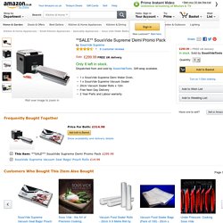 **SALE** SousVide Supreme Demi Promo Pack: Amazon.co.uk: Kitchen & Home