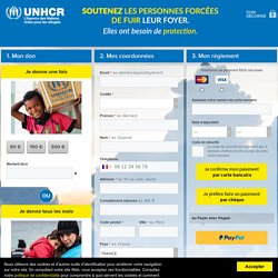 Les réfugiés ont besoin de votre soutien! - UNHCR - L'Agence des Nations Unies pour les réfugiés
