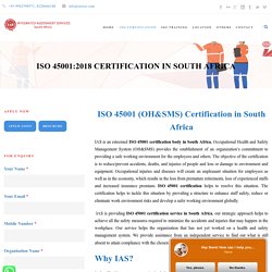 ISO 45001 Certification - IAS