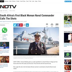 South Africa's First Black Woman Naval Commander Calls The Shots