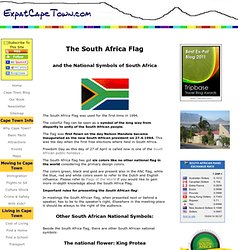 South Africa's symbols (flag, flower animals)