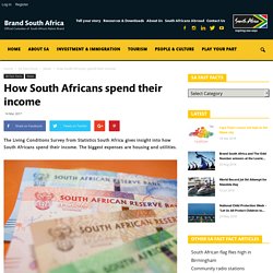 How South Africans spend their income