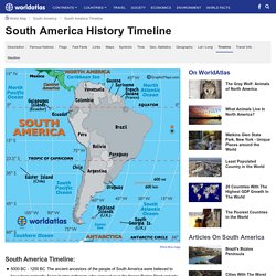 South America Timeline - Timeline of South America