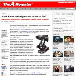 South Korea to field gun-cam robots on DMZ