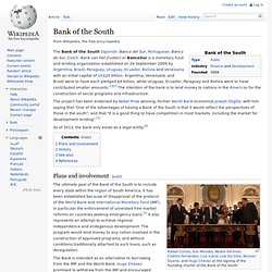 Bank of the South