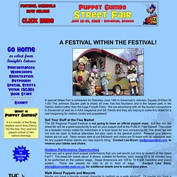 2008 Southeast Puppet Festival - Festival Street Fair