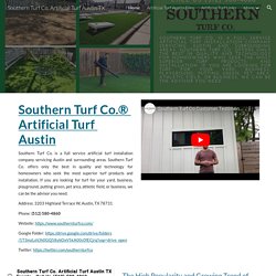 Southern Turf Co. Artificial Turf Austin TX