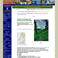 Southern Oregon and Ashland Area Trail Map, Ashland, Oregon