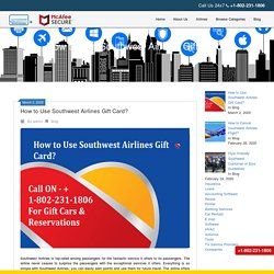 How to Use Southwest Airlines Gift Card?