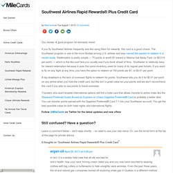 Southwest Airlines Rapid Rewards® Plus Credit Card