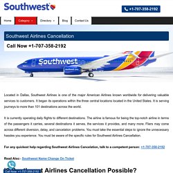 Southwest Cancellation Policy