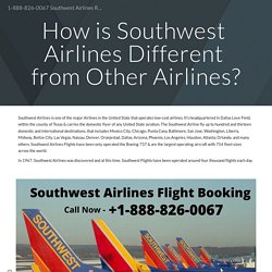 1-888-826-0067 Southwest Airlines Reservations