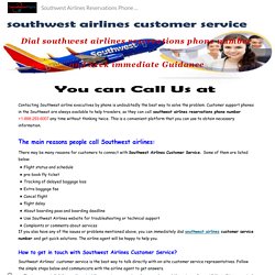 Southwest Airlines Reservations Phone Number 1 (800) 435-9792