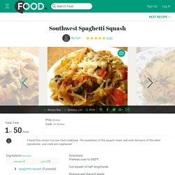 Southwest Spaghetti Squash Recipe