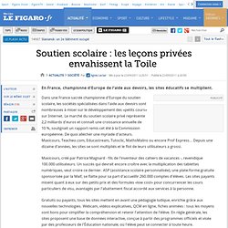 France : Soutien scolaire : les leçons privées envahissent la Toile