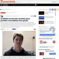 La MPAA recrute des soutiens pour justifier l'extradition d'un pirate