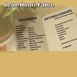 Souvenirs entomoplogiques de Jean-Henri FABRE