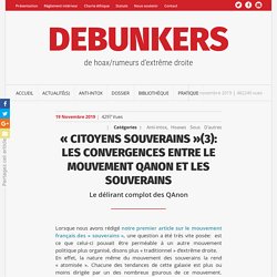 « Citoyens Souverains »(3): les convergences entre le mouvement QAnon et les Souverains – Debunkers