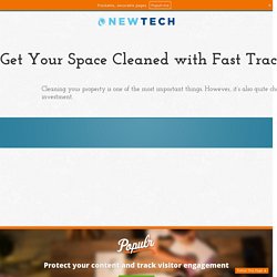 Get Your Space Cleaned with Fast Track Cleaning