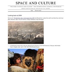 Space and Culture : Looking back at 2009
