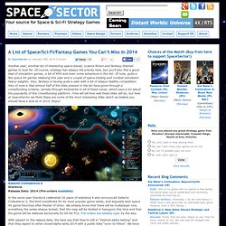 A List of Space/Sci-Fi/Fantasy Games You Can’t Miss in 2014 - SpaceSector.com
