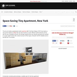 Space Saving Tiny Apartment, New York