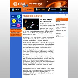 ESA - Space for Kids - Our Universe - The Solar System and its planets