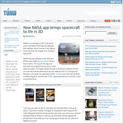 New NASA app brings spacecraft to life in 3D
