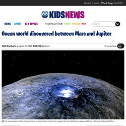 NASA Dawn spacecraft data reveals saltwater oceans on dwarf planet Ceres