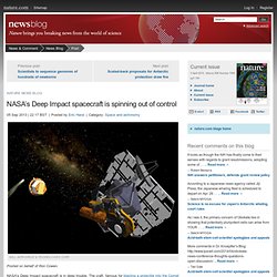 NASA’s Deep Impact spacecraft is spinning out of control