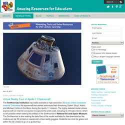 Virtual Reality Tour of Apollo 11 Spacecraft - K-12 Technology - November 15, 2017 - Big Deal Media