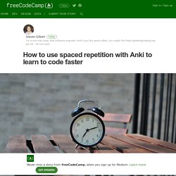 How to use spaced repetition with Anki to learn to code faster