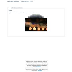 Spacegallery - jQuery plugin