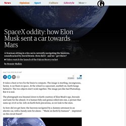 SpaceX oddity: how Elon Musk sent a car towards Mars