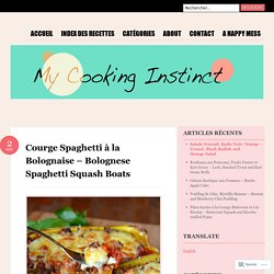 Courge Spaghetti à la Bolognaise – Bolognese Spaghetti Squash Boats