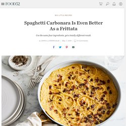 Spaghetti Carbonara Frittata