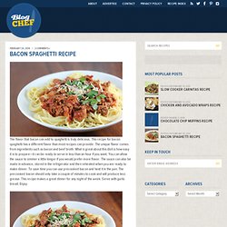 Bacon Spaghetti Recipe