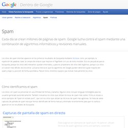 Fighting Spam – Inside Search – Google