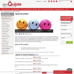 Spanish Jokes - Humor in Spanish to Have Fun