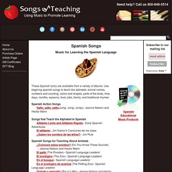 Spanish Songs: Music for Teaching the Spanish Language