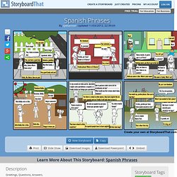 Spanish Phrases by: cyeharmon only at StoryboardThat.com