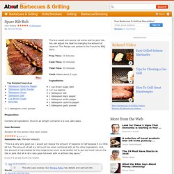 Spare Rib Rub - Barbecue Rub Recipe