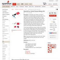 SparkFun Solid State Relay Kit - KIT-10684