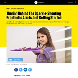 The Girl Behind The Sparkle-Shooting Prosthetic Arm Is Just Getting Started