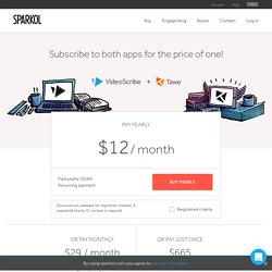 subscription pricing - Sparkol