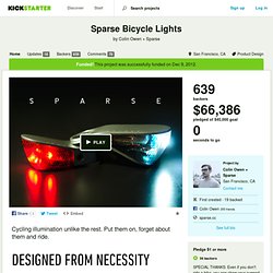 Sparse Bicycle Lights by Colin Owen + Sparse