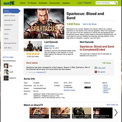 Spartacus: Blood and Sand TV Show - Online Community - ShareTV.o